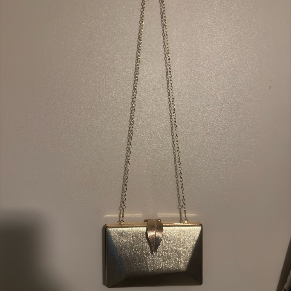 Elegant Gold Clutch Bag